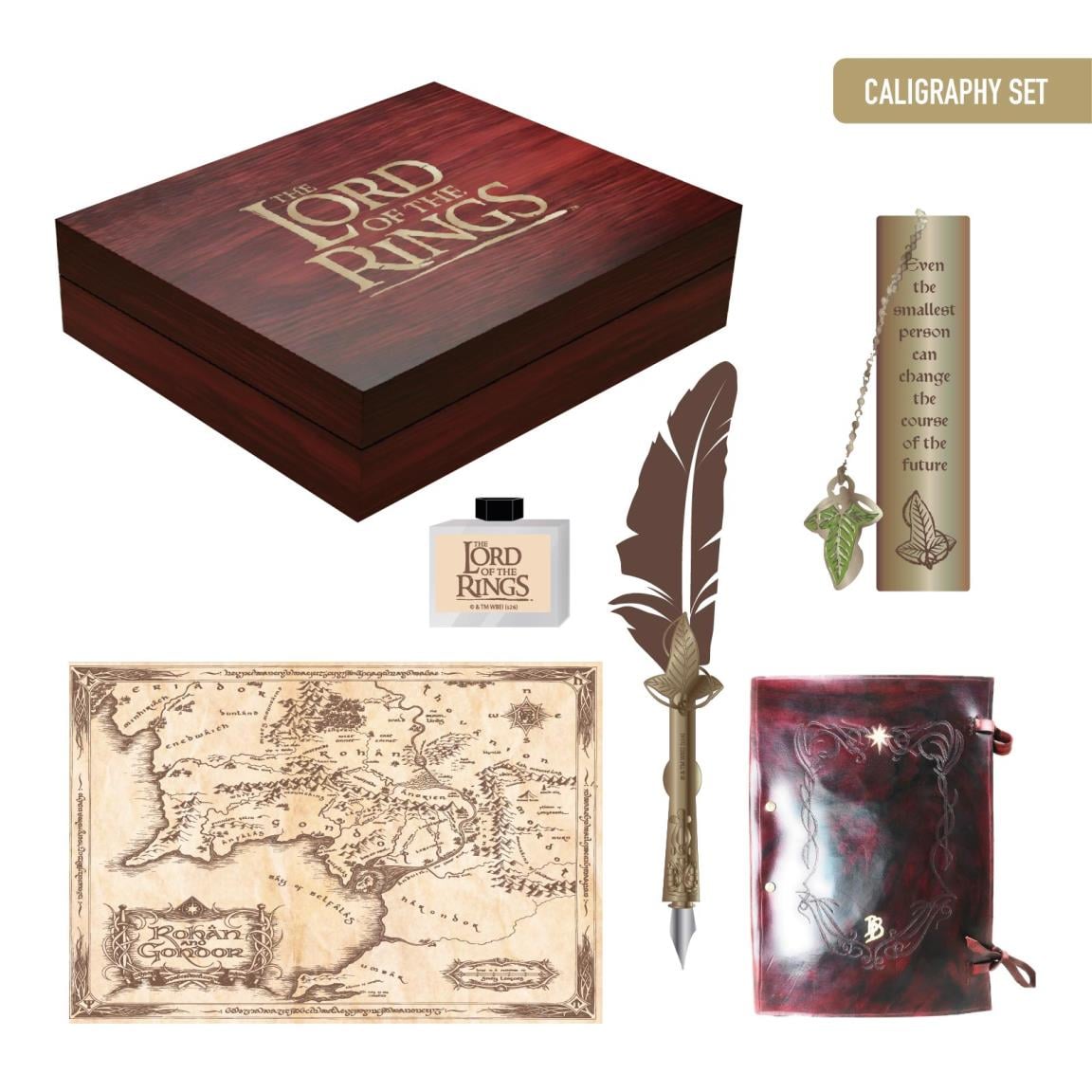 LE SEIGNEUR DES ANNEAUX Set de Papeterie "Calligraphie