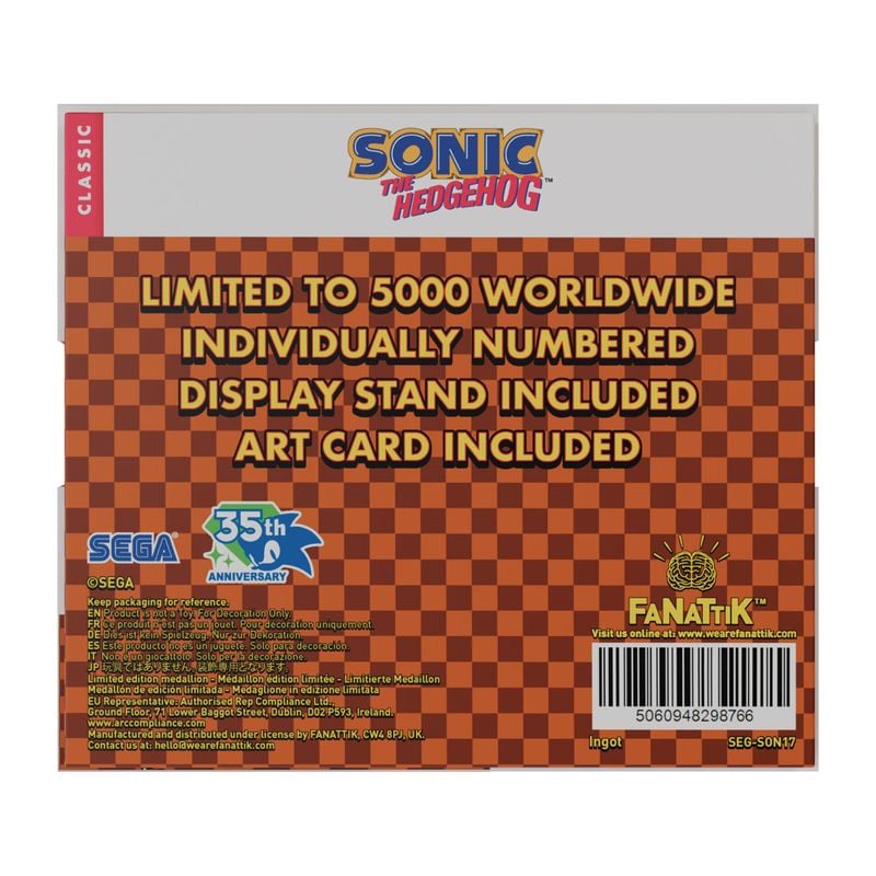 SONIC Original Logo Médaillon Edition Limitée