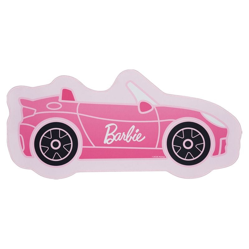 BARBIE Voiture Tapis de Bureau XL + 1 Sous-Verre