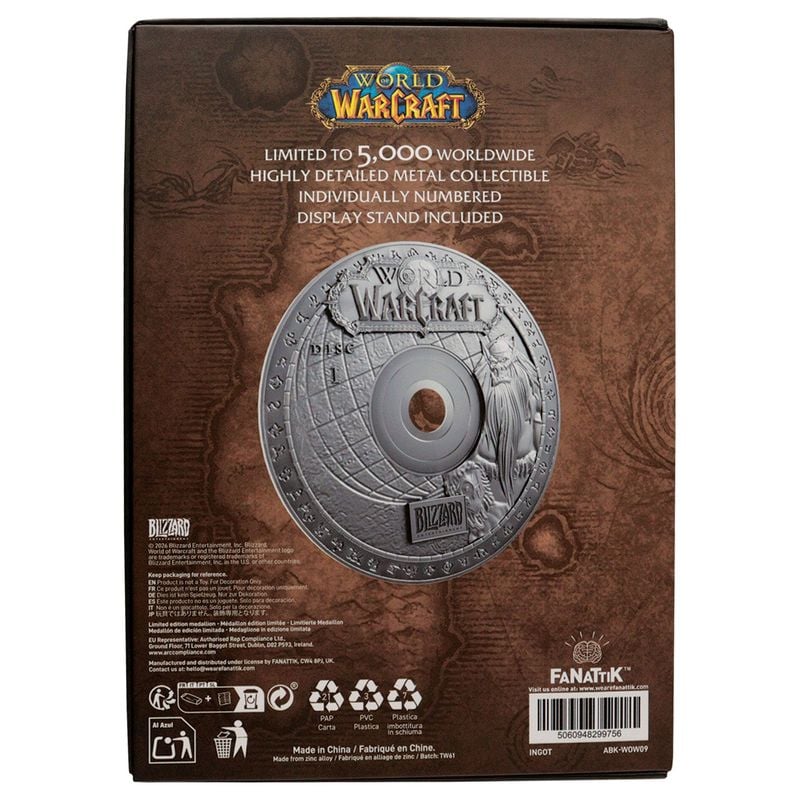 WORLD OF WARCRAFT CD-Rom Replique Edition Limitée