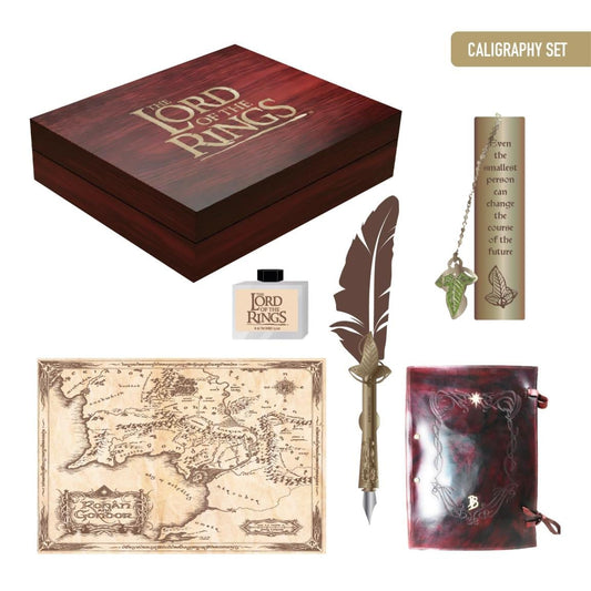 LE SEIGNEUR DES ANNEAUX Set de Papeterie "Calligraphie
