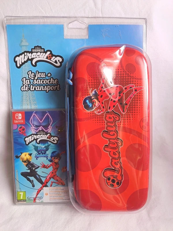 Miraculous jeu Nintendo switch : Rise of the Sphinx + Sacoche de transport