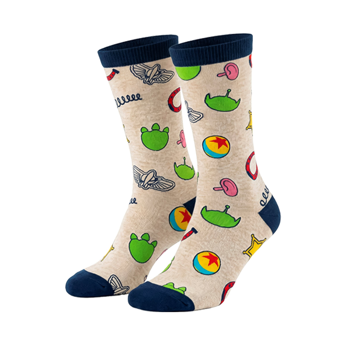 PIXAR Toy Story Pack de 3 Paires de Chaussettes (Taille 38-45)