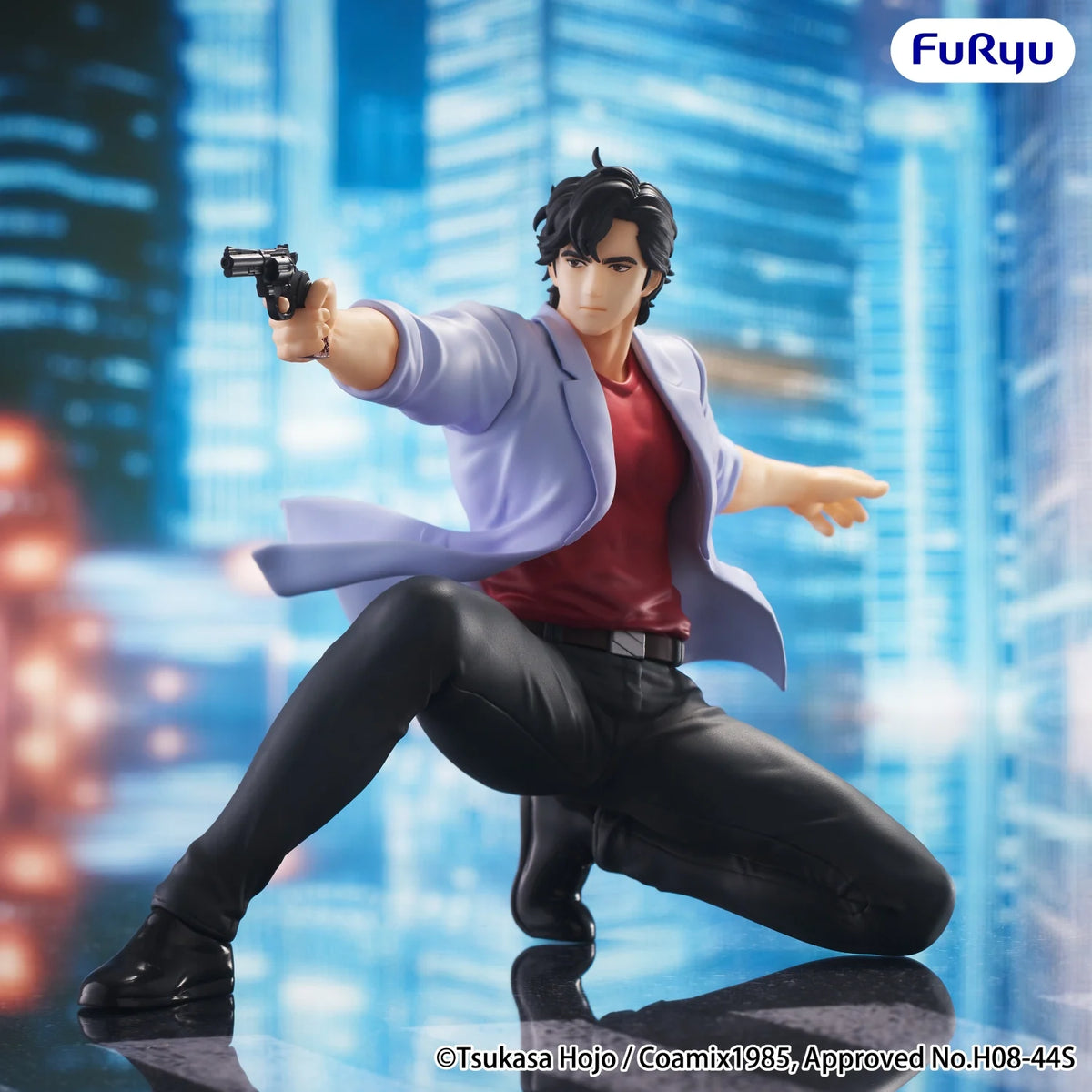 CITY HUNTER Ryo Saeba Statuette Noodle Stopper 19cm
