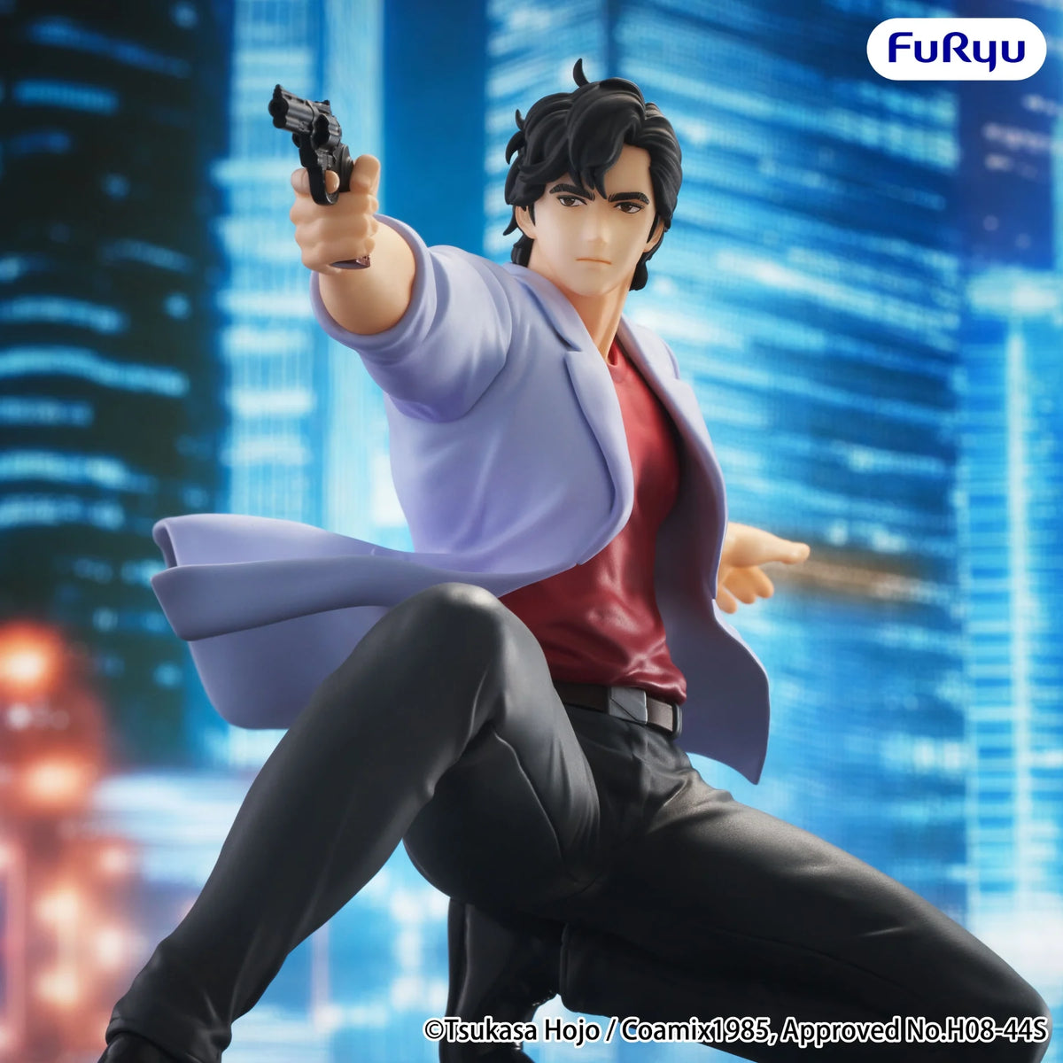 CITY HUNTER Ryo Saeba Statuette Noodle Stopper 19cm