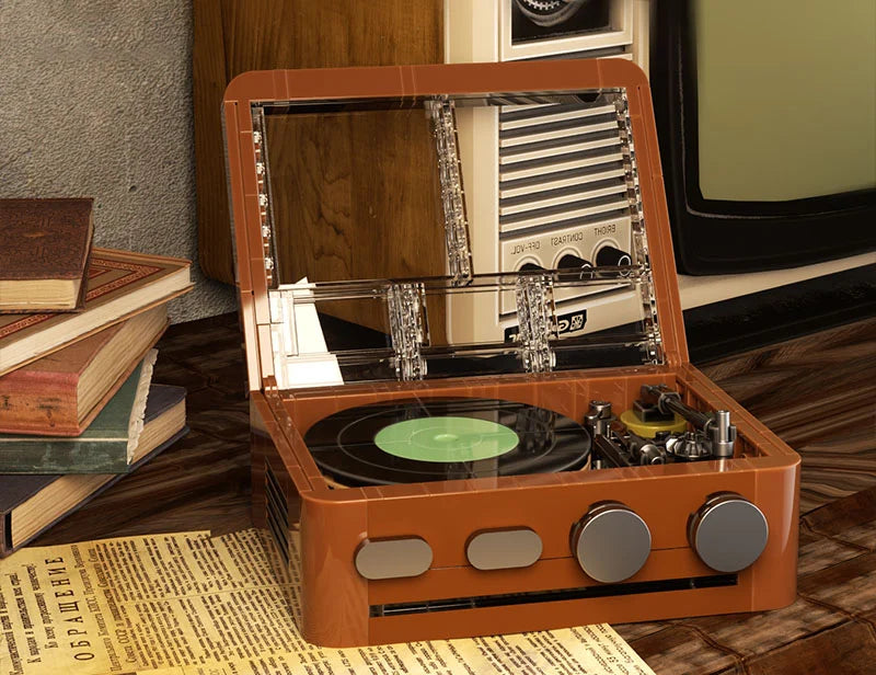 POP SERIES Kit de Construction Tourne-disque 217pc
