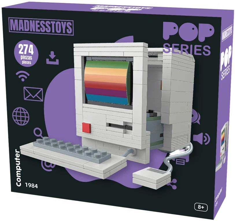 POP SERIES Kit de Construction Ordinateur 1984 274pc