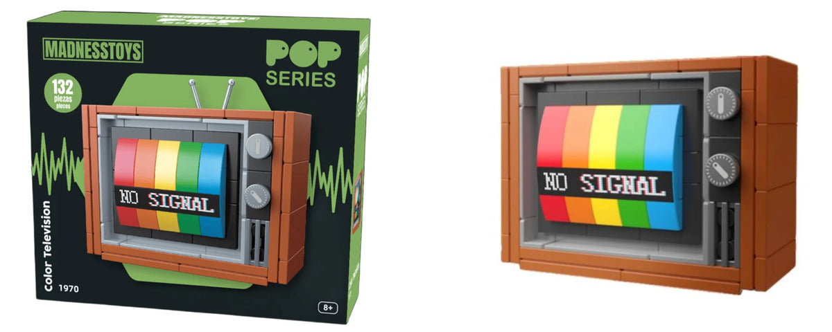 POP SERIES Kit de Construction Télévision Couleur 1970 132pc