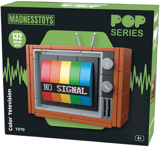 POP SERIES Kit de Construction Télévision Couleur 1970 132pc