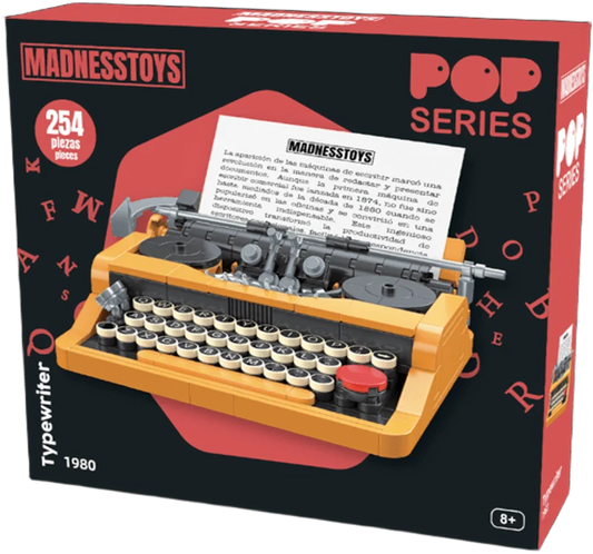 POP SERIES Kit de Construction Machine à Ecrire 1980  254pc
