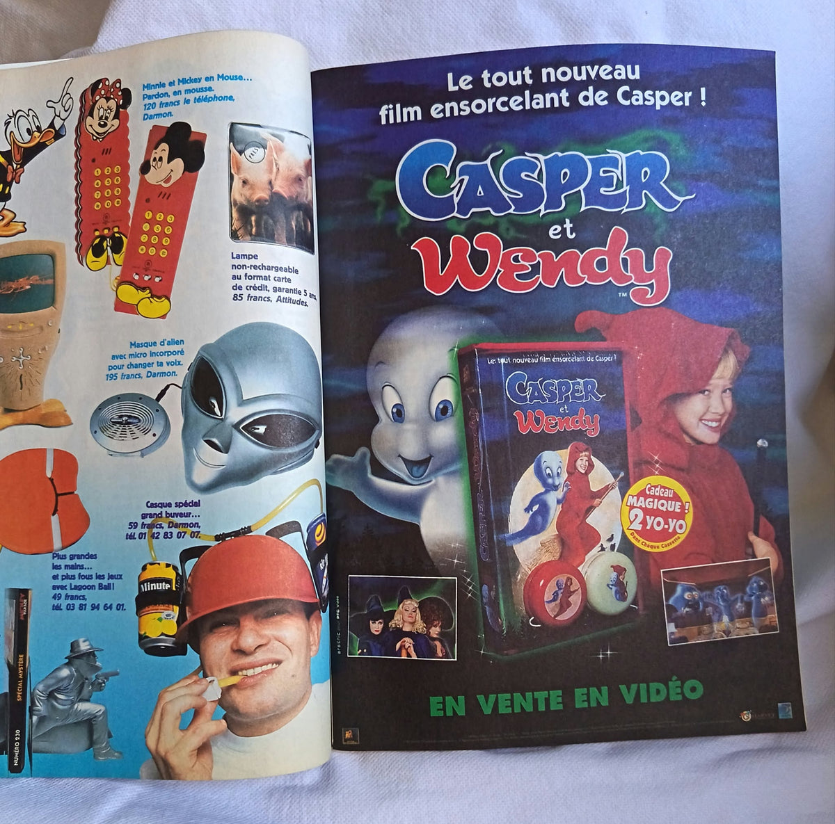 Publicité vintage Casper et Wendy dans le Picsou Magazine 326