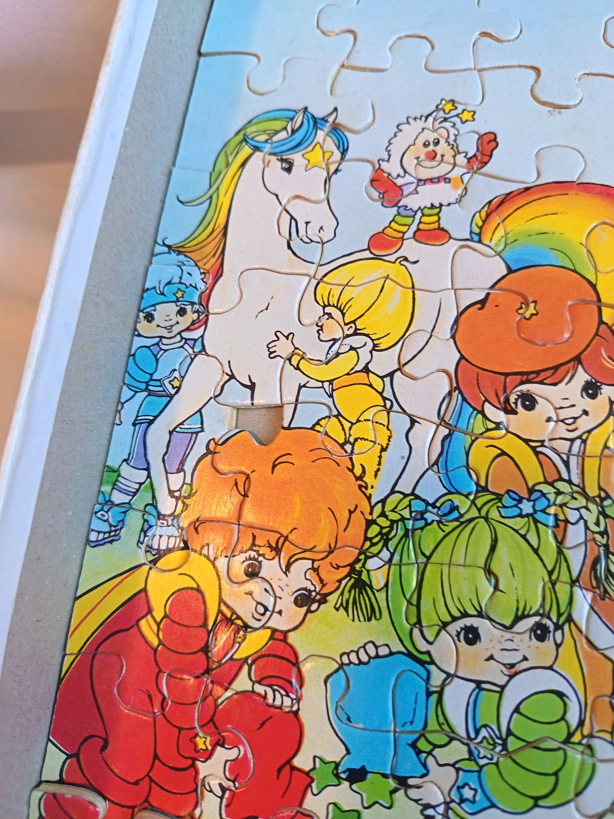 Puzzle Rainbow Brite complet dans sa boîte, 72 pièces