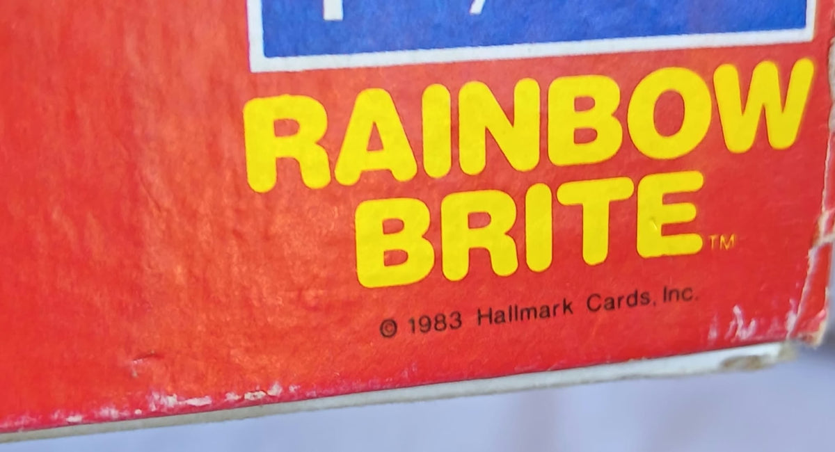 Détail des pièces du puzzle Rainbow Brite avec le cheval arc-en-ciel