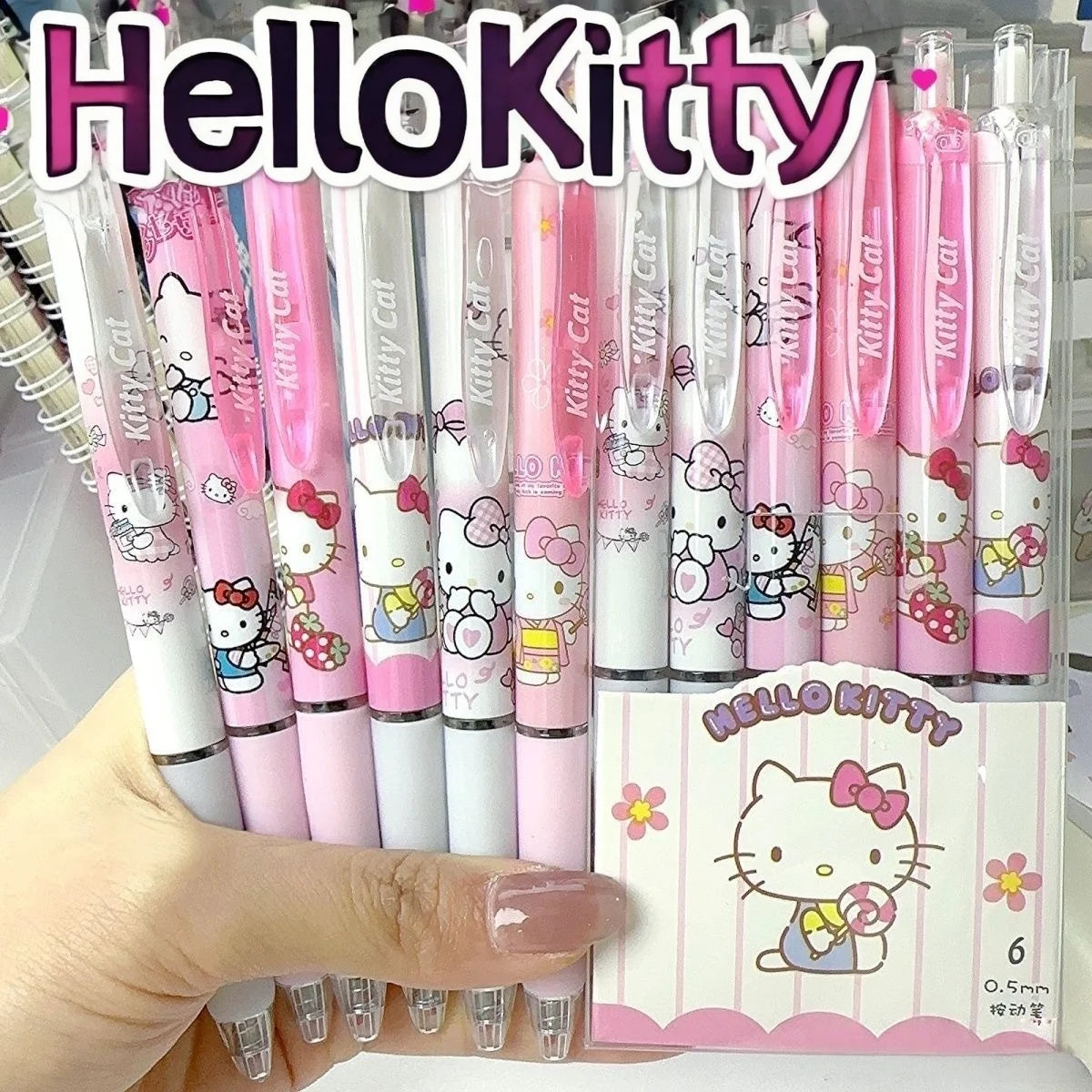 Lot 6 stylos Hello Kitty – Sanrio kawaii