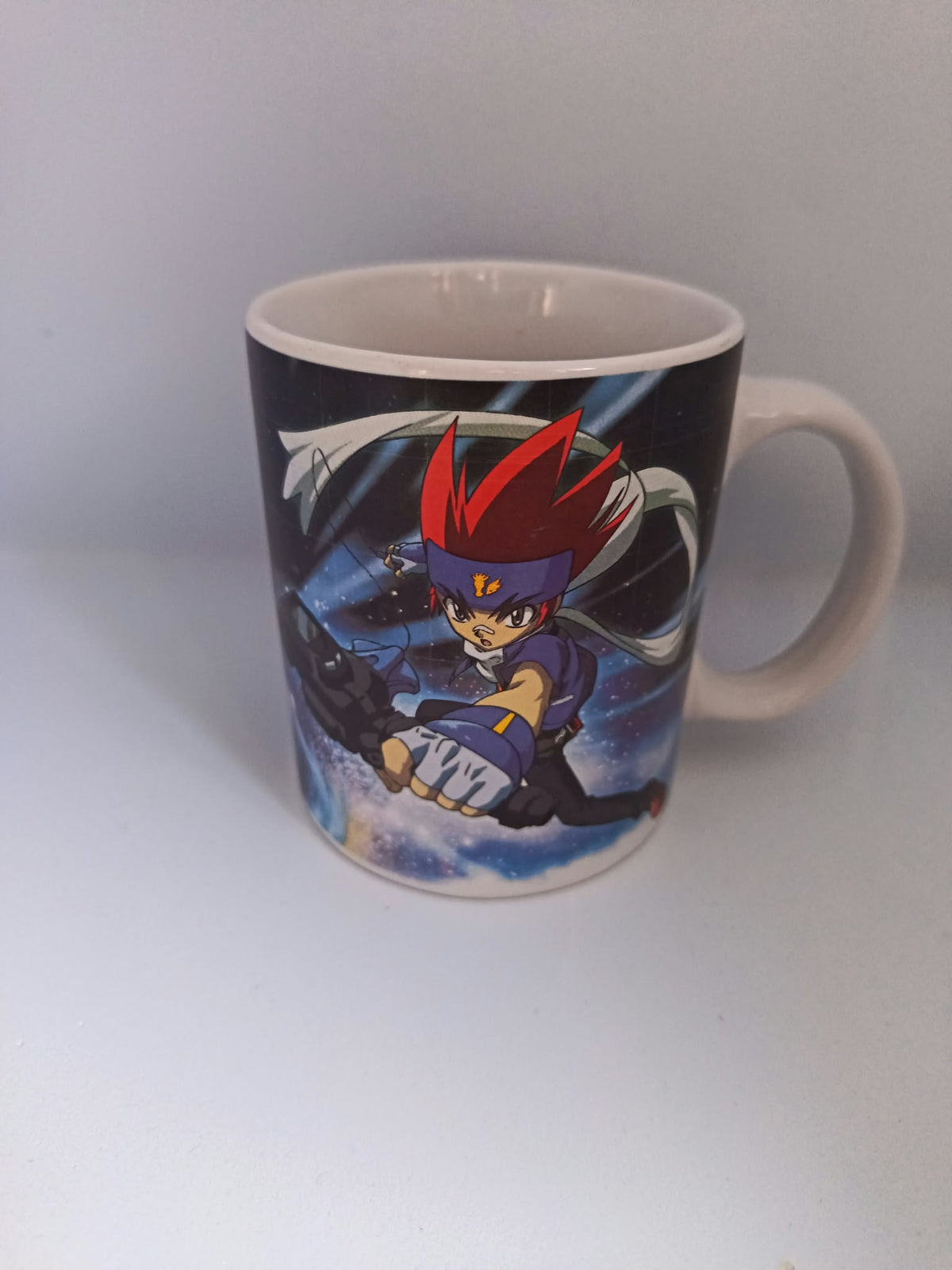 Mug Beyblade Metal Fusion avec Gingka Hagane et son lanceur