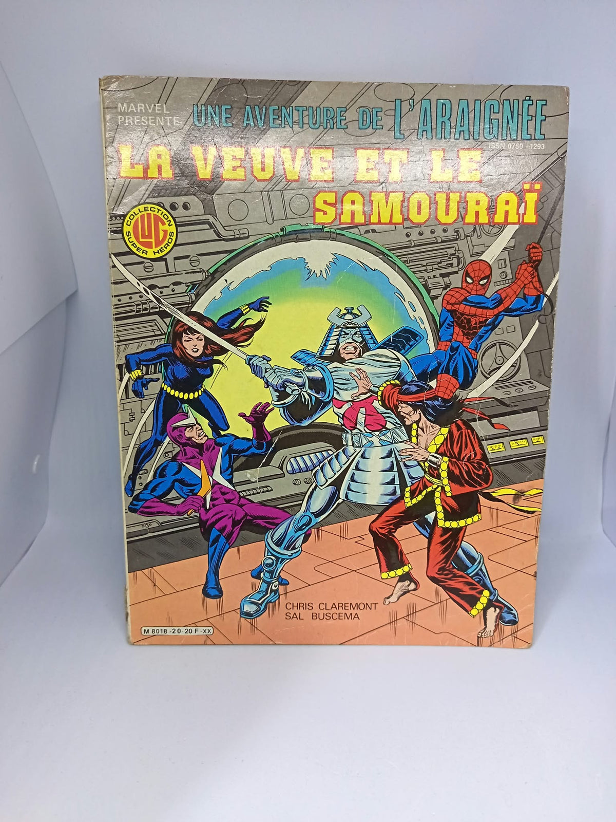 Couverture du comics Une aventure de l'Araignée n°20 La Veuve et le Samouraï, Lug 1984