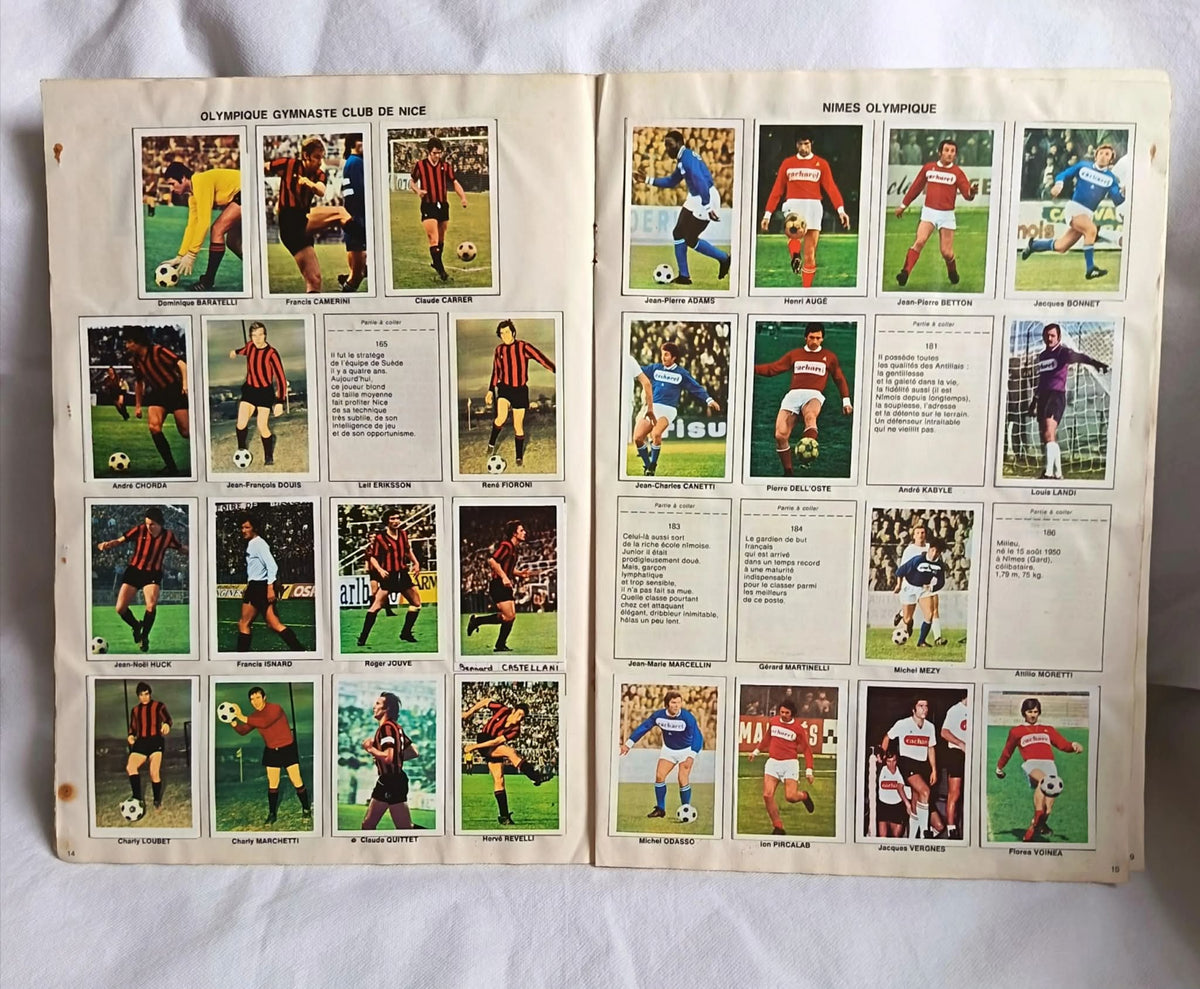 Album Stickers Football 1971-1972