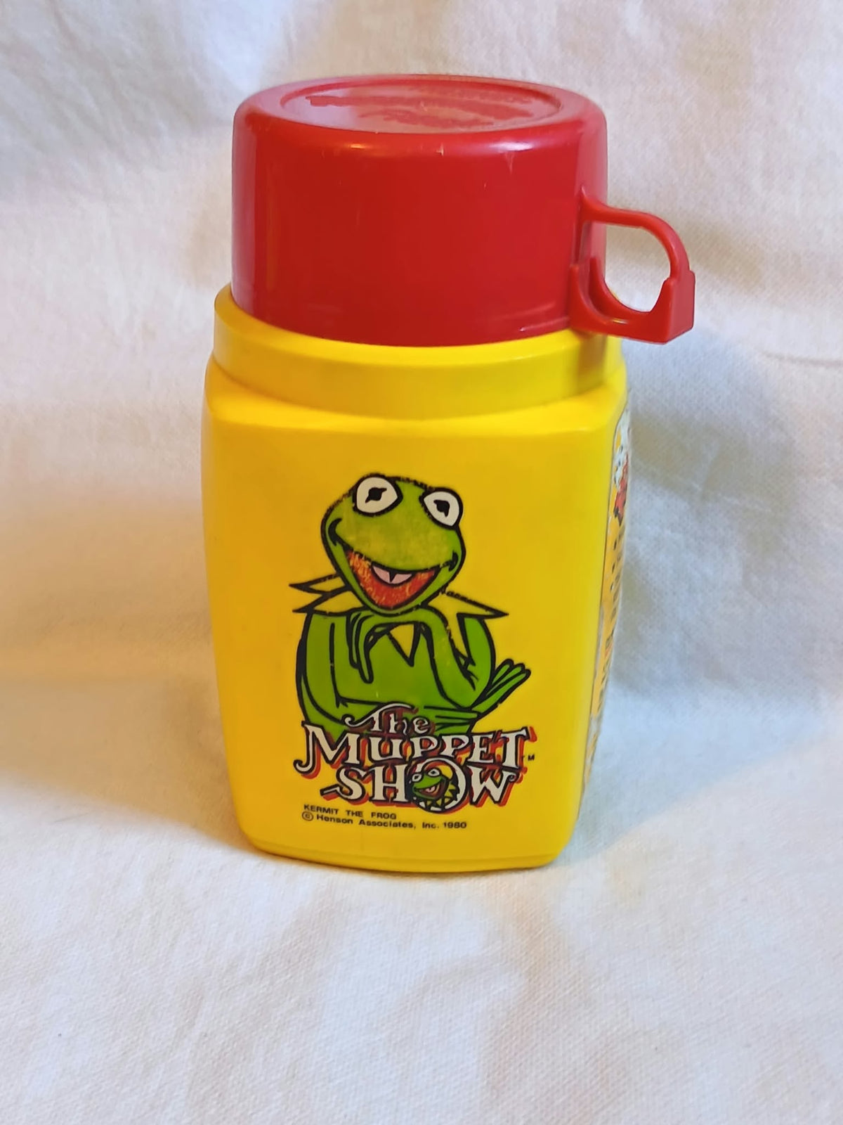 Gourde thermos vintage Kermit la Grenouille, The Muppet Show, 1980