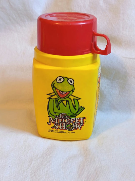 Gourde thermos vintage Kermit la Grenouille, The Muppet Show, 1980