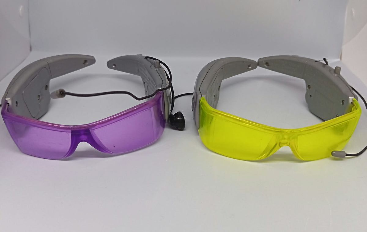Lot de 2 paires de lunettes Totally Spies, verres violets et jaune fluo