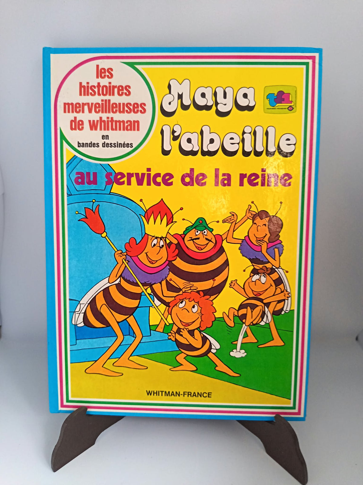 Couverture du livre Maya l'abeille au service de la reine, Whitman France 1979