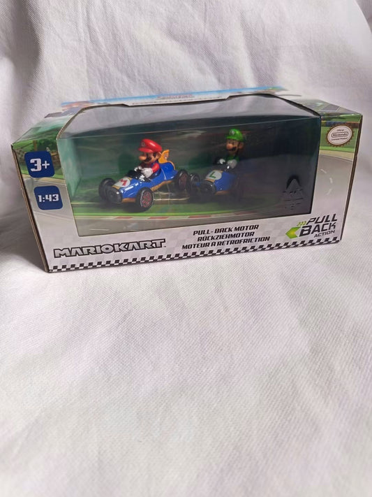 Mario Kart 8 Mario & Luigi Twinpack Pull Back Action