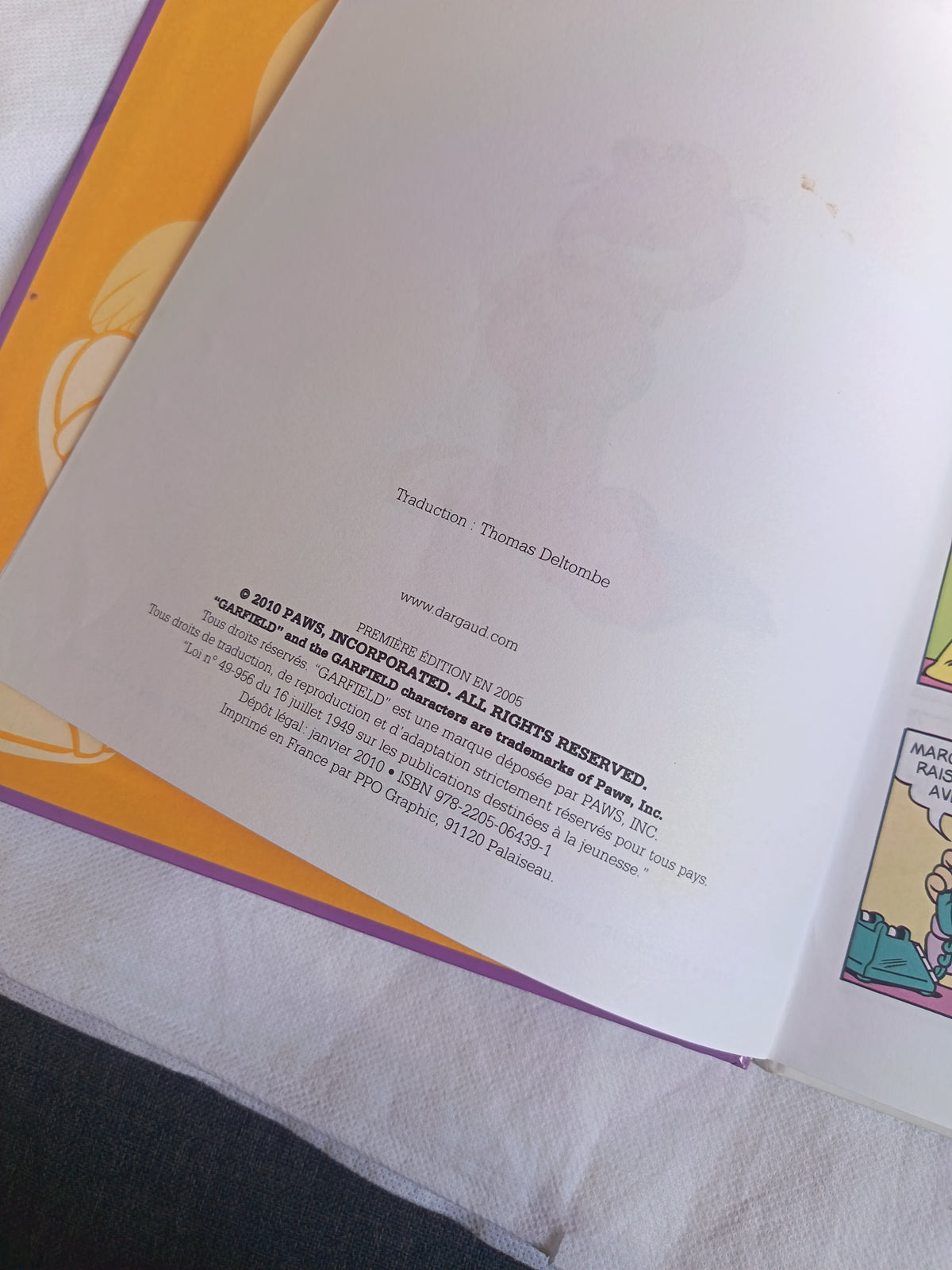 Bd Garfield fait le poids