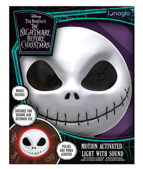 NBX Jack Skellington Lampe Masque détecteru de mouvement