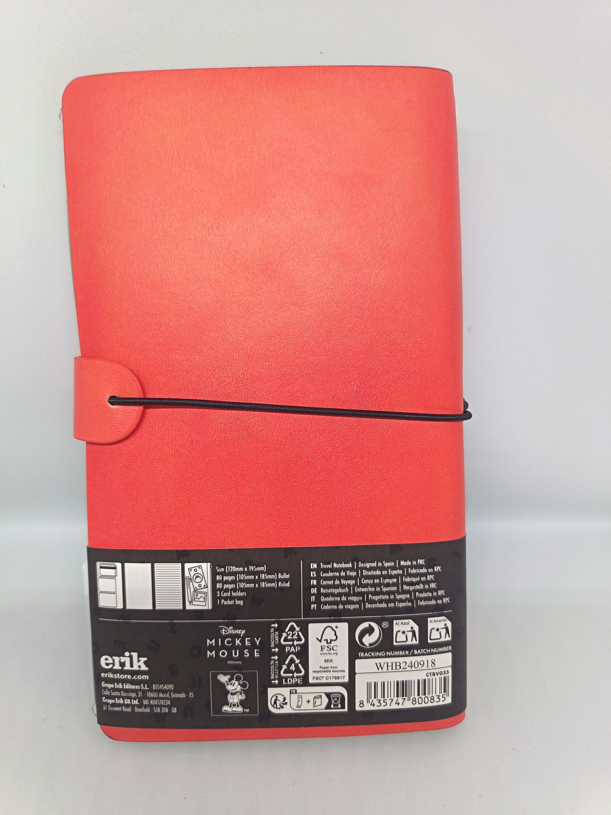 Carnets de voyage Disney Mickey