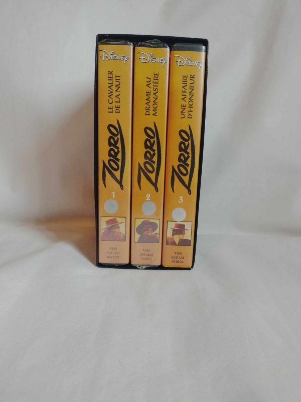 COFFRET VHS ZORRO