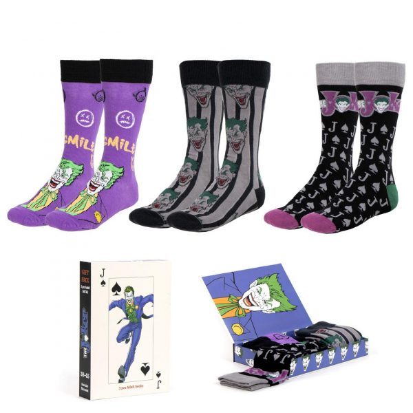 Joker Pack de 3 Paires de Chaussettes (Taille 38-45)