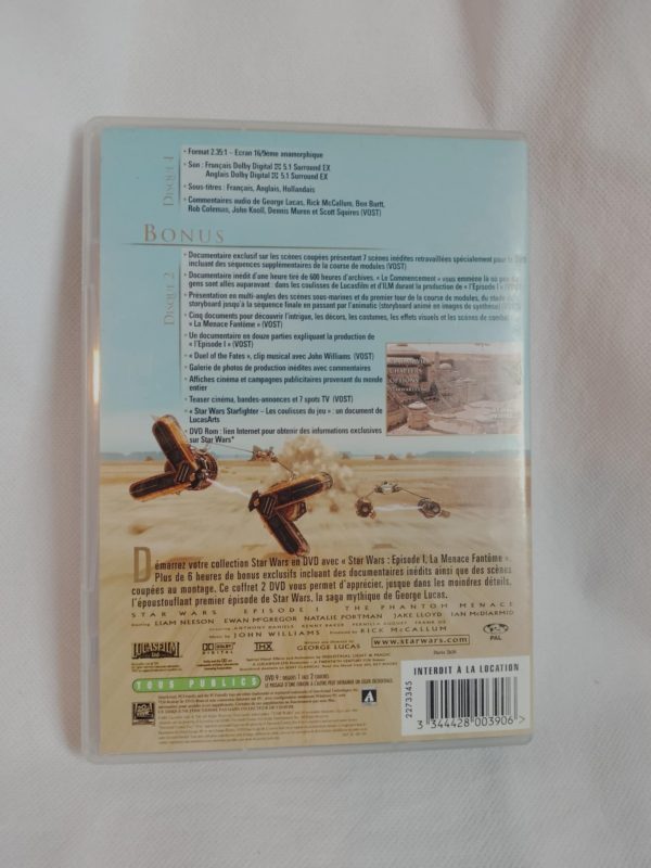DVD STAR WARS I - La Menace Fantôme – Image 2