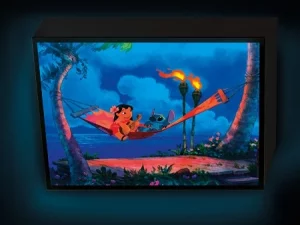 Lilo & Stitch Hamac Canvas Lumineux 30x40 Cm