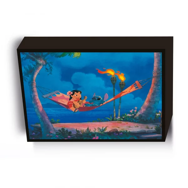 Lilo & Stitch Hamac Canvas Lumineux 30x40 Cm – Image 3