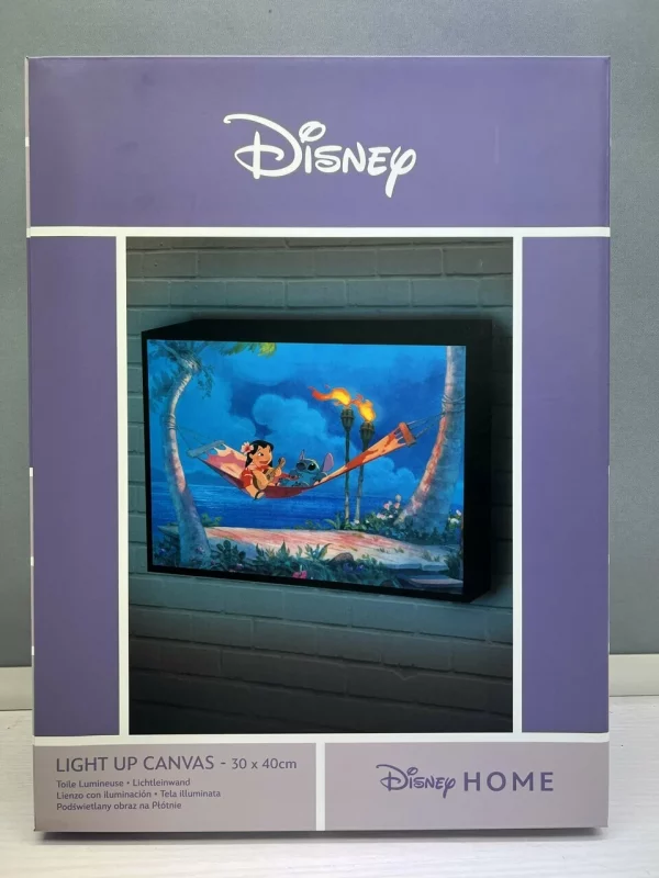 Lilo & Stitch Hamac Canvas Lumineux 30x40 Cm – Image 2