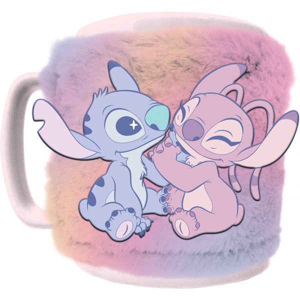 Stitch & Angel Fuzzy Mug 440ml