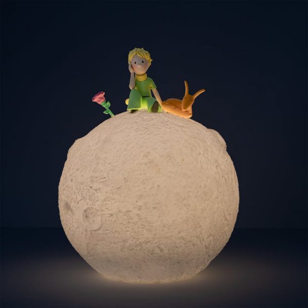 Le Petit Prince Lune Lampe Décorative 19cm