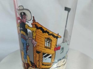Verre a moutarde Lucky Luke