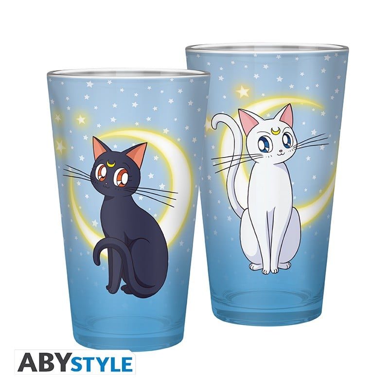 SAILOR MOON - Luna & Artemis - Verre XXL 400ml