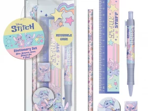Stitch & Angel Space Rocks Set papeterie 5pc