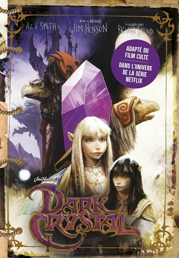 livre dark crystal film vintage