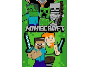 Minecraft Serviette de Plage 70x140cm
