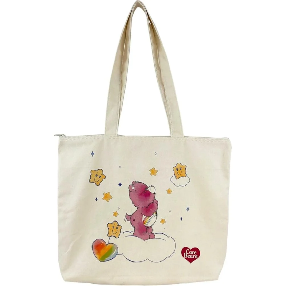 Bisounours Arc-en-ciel Tote Bag 40x39x1cm