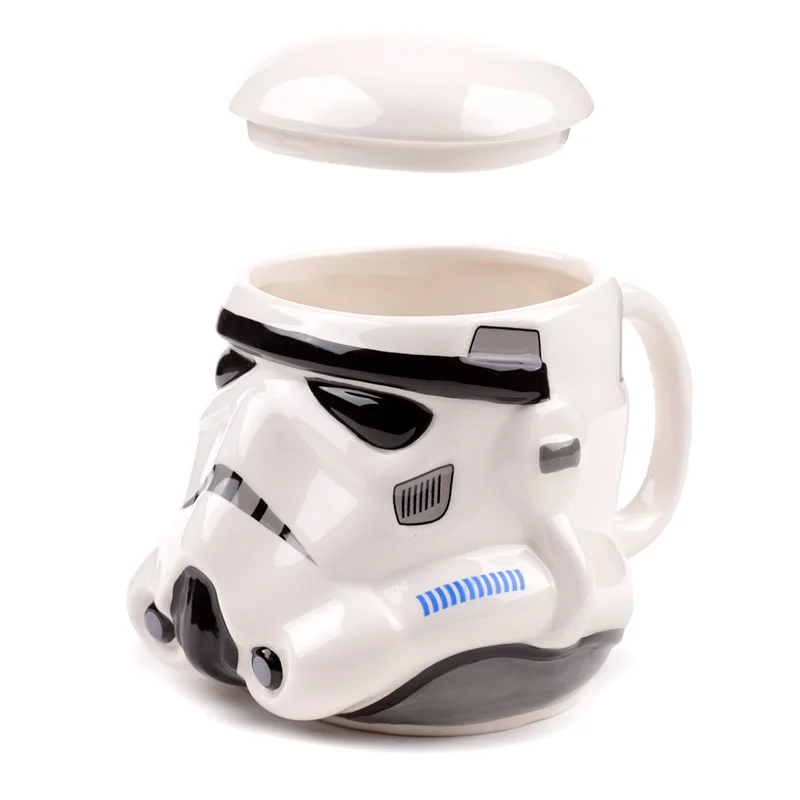 Star Wars Stormtrooper Mug 3D avec couvercle 550ml – Image 5