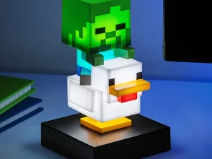 Minecraft Poule Chevauchée Lampe Icon 11cm