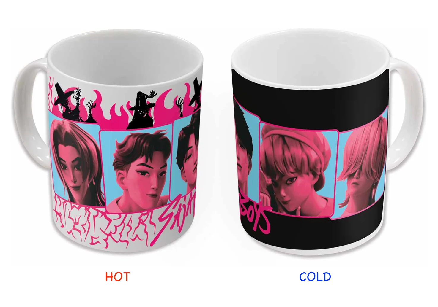 K-POP Demon Hunters Saja Boys Mug Thermoréactif 325ml
