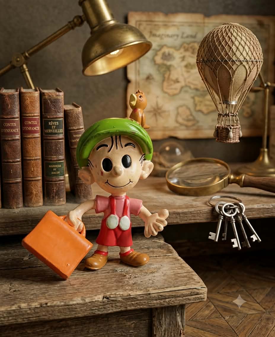 Figurine Jojo l'ecolier - Spirou - Dupuis 1998