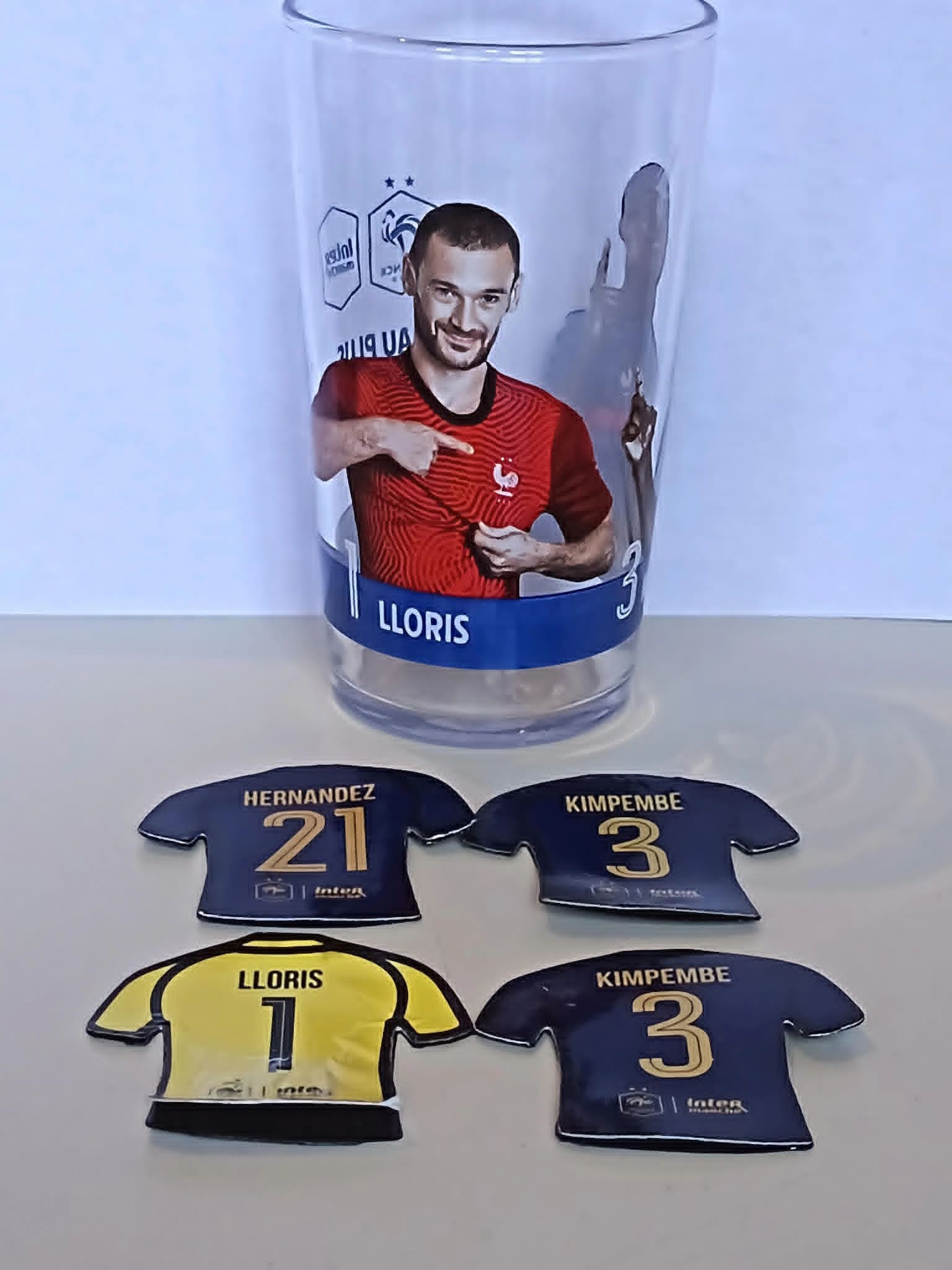 Verre de collection INTERMARCHE Equipe de france de football