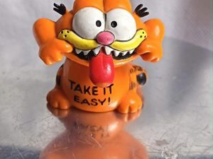 Figurine Garfield vintage Bully West Germany Take It Easy
