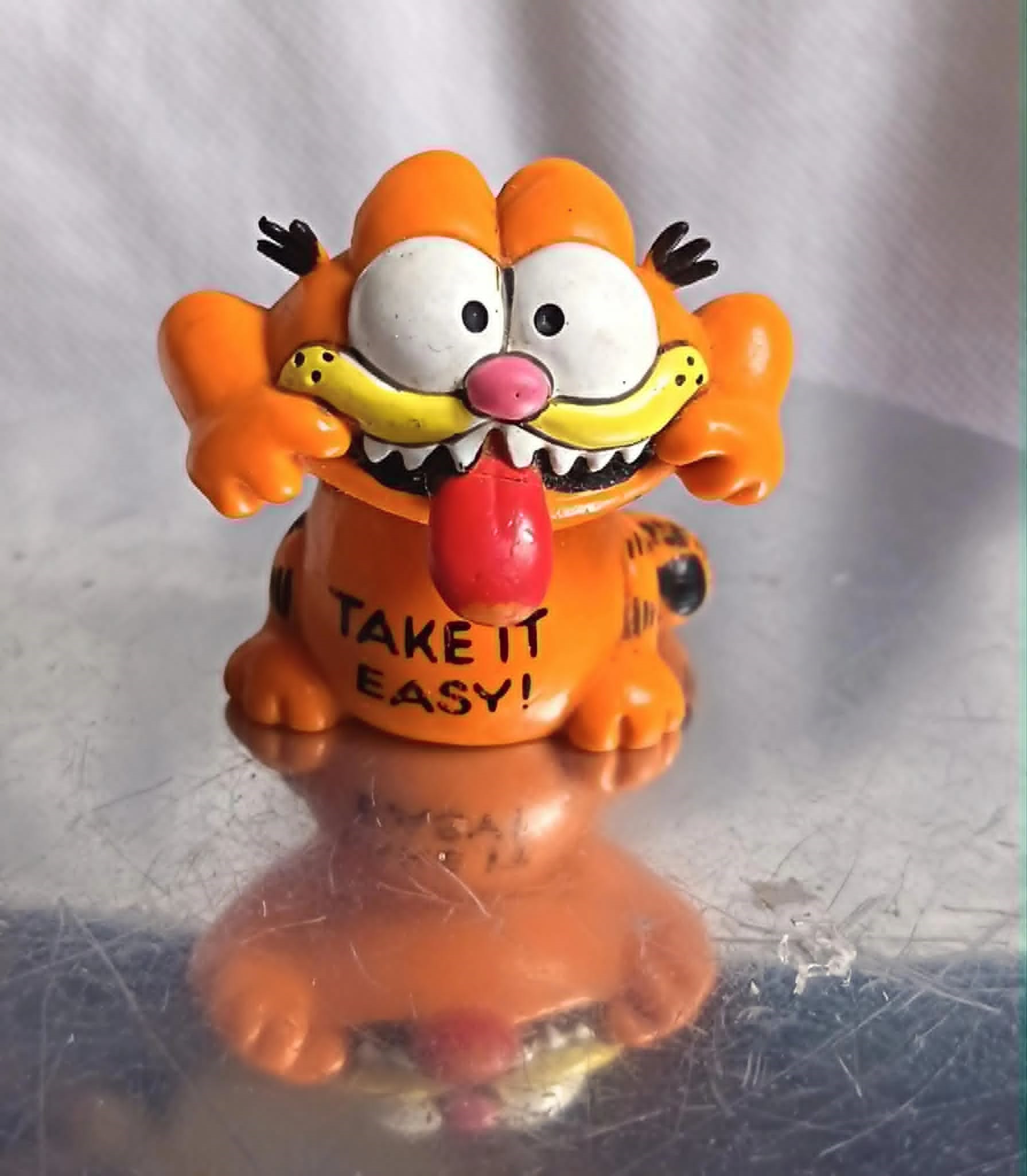 Figurine Garfield vintage Bully West Germany Take It Easy